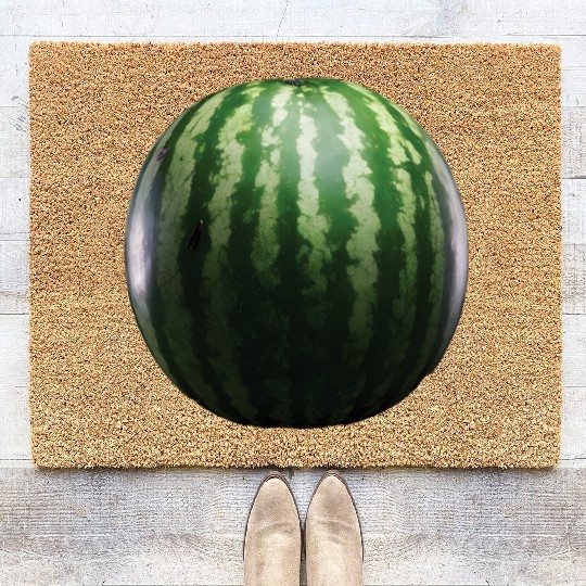 Watermelon Realistic Coir Doormats