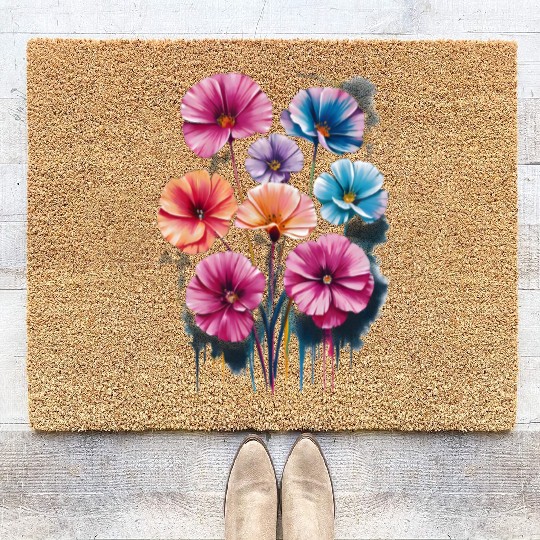 Coir Doormats Floral Doux et Léger – Confort et Style