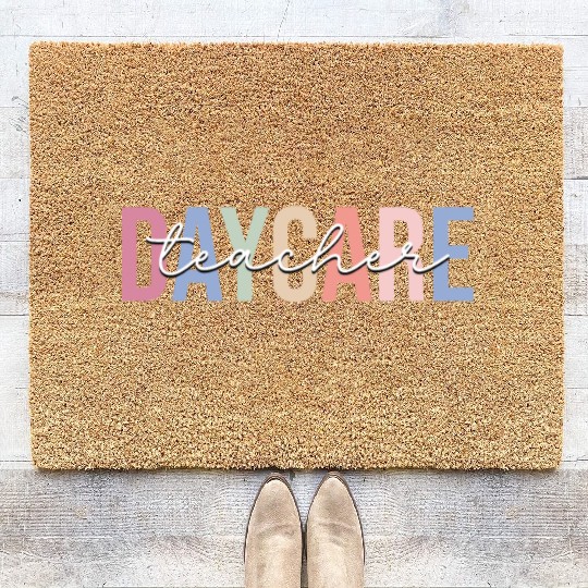 Daycare Teacher Daycare Provider Childcare Coir Doormats