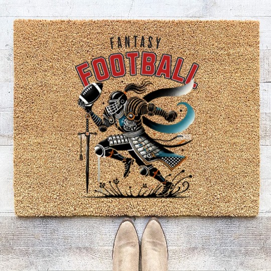 Fantasy Football Samurai Coir Doormats