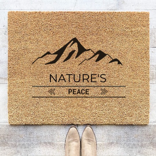 Nature's Peace Mental Health Hiking Coir Doormats