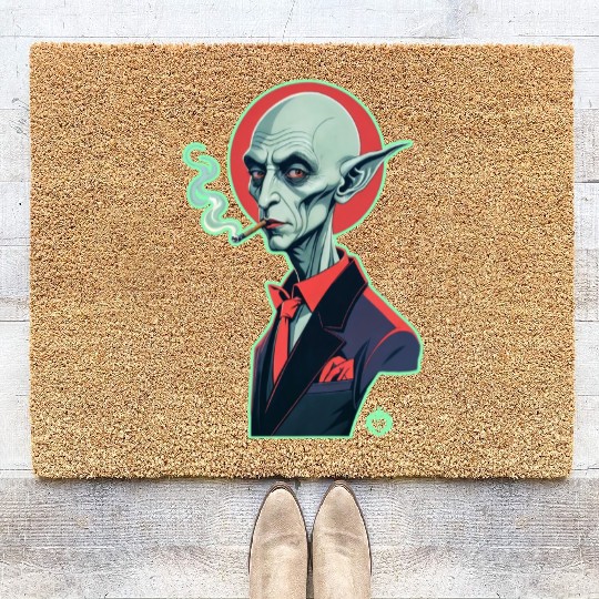 NOSFERATU WEED Coir Doormats