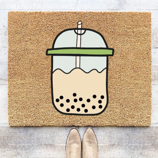 Bubble tea tea Coir Doormats