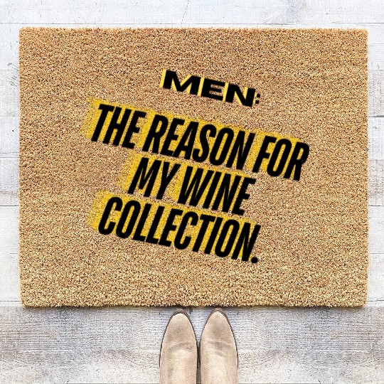 Sip Happens: Men Edition Coir Doormats