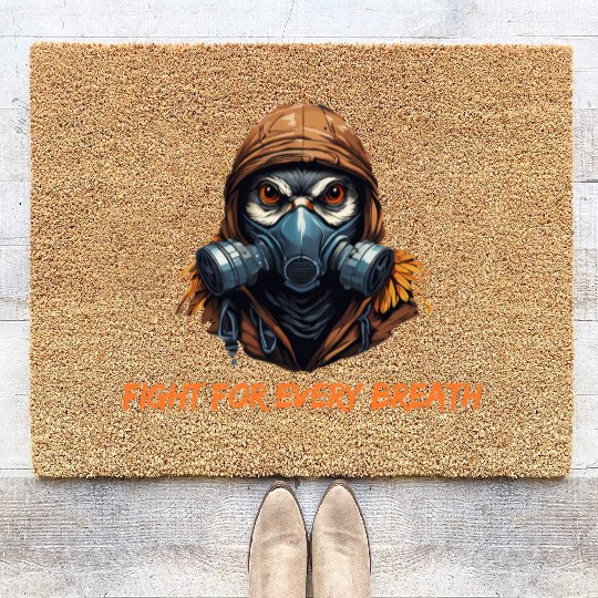 Fight for every breath Coir Doormats