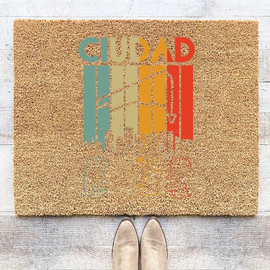 Mexico Circuit Formula Racing Mexican Ciudadrace c Coir Doormats