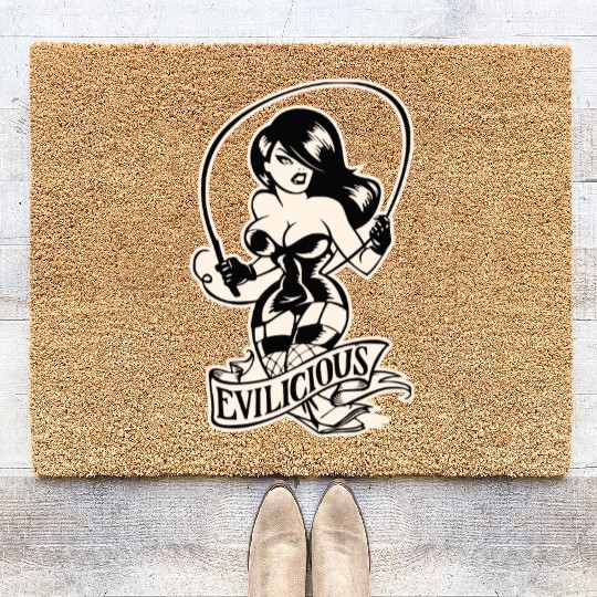 Evil Mistress Dominatrix LIKE US ON FACEBOOK # Coir Doormats