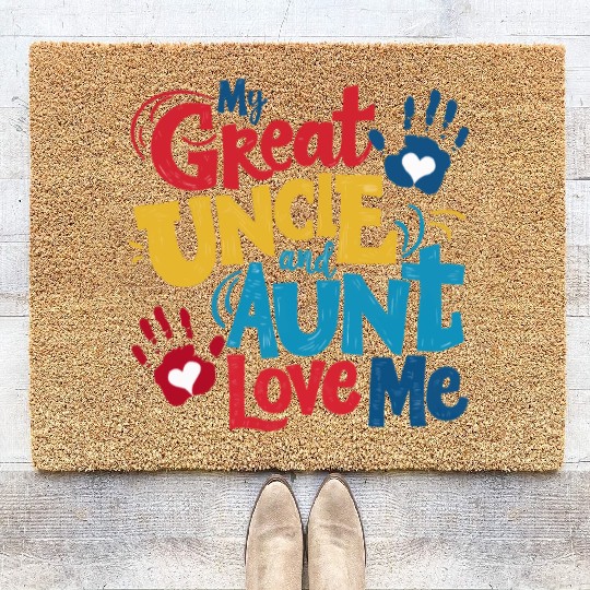 My Aunt and Uncle Love Me Coir Doormats