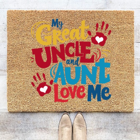 My Great Uncle and Aunt Love Me Coir Doormats