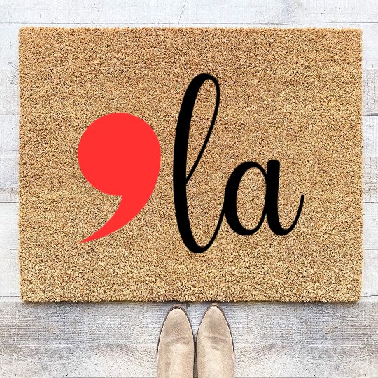 Comma La - Kamala Harris 2024 Coir Doormats