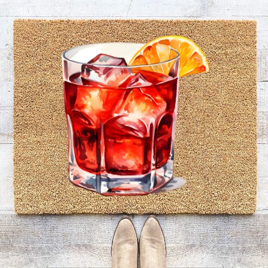 Red Cocktail Coir Doormats