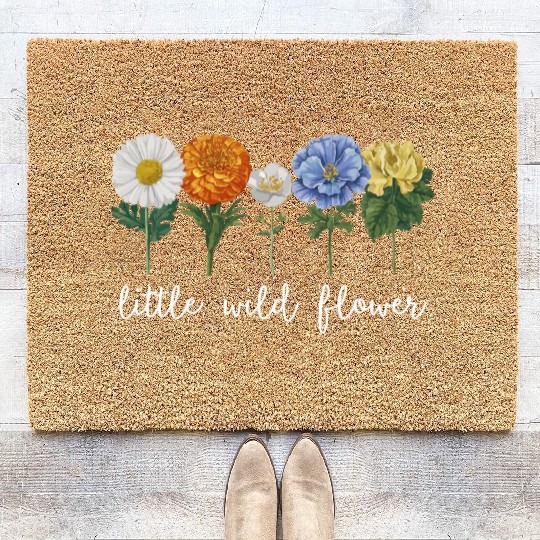 Little Wildflower Coir Doormats