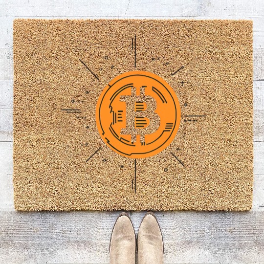Bitcoin: The Symbol of the Digital Revolution Coir Doormats