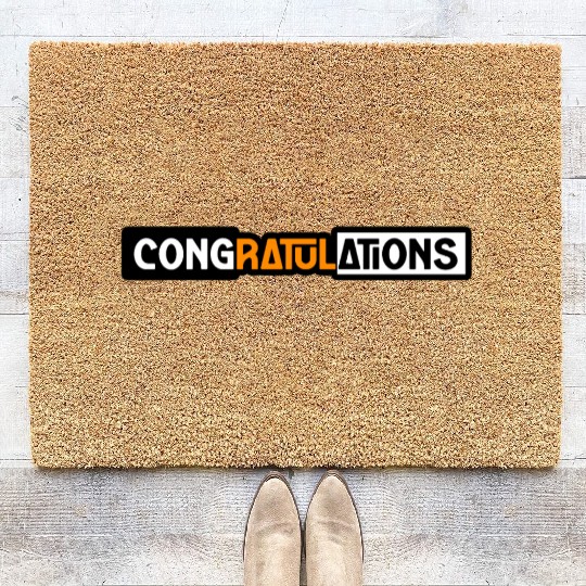 CONGRATULATIONS Coir Doormats Coir Doormats