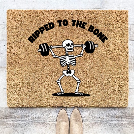 Ripped to the Bone Coir Doormats