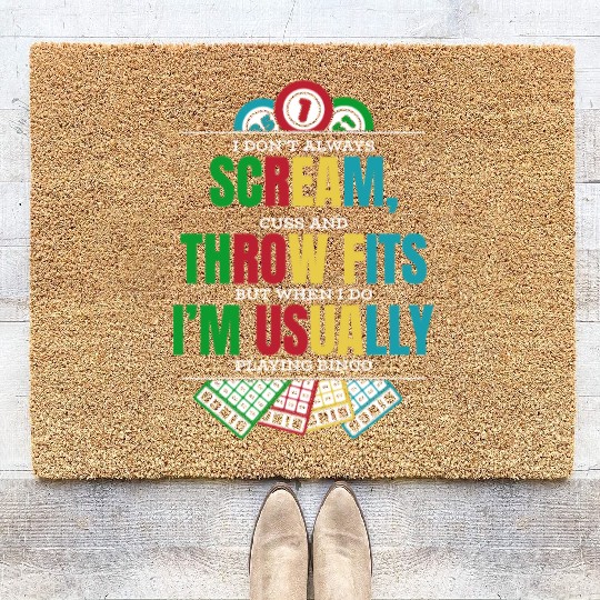 Don't Always Scream Daubers Professional Caller Coir Doormats