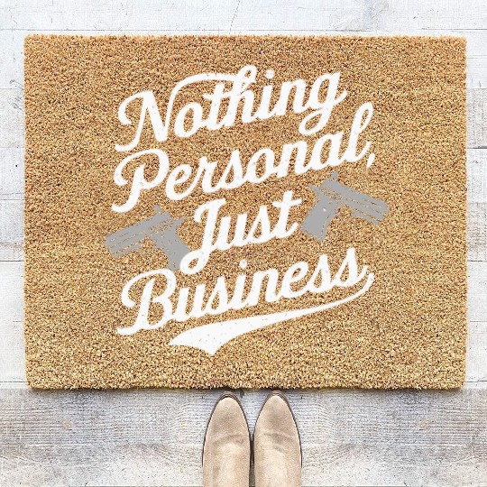 Mobster Gangster Mafia Organized Crime Boss Coir Doormats