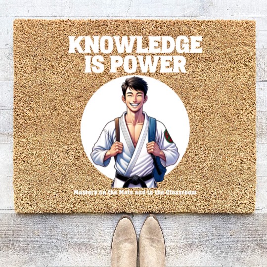 Mastery on the Mats and in the Classroom Jiu JItsu Coir Doormats