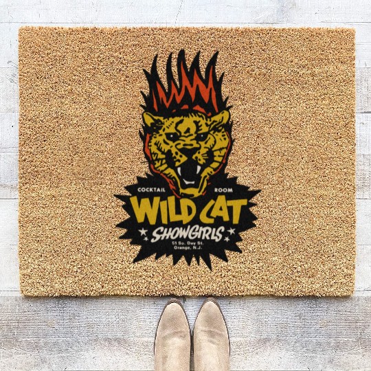 Vintage New Jersey Showgirl Dive Bar Coir Doormats