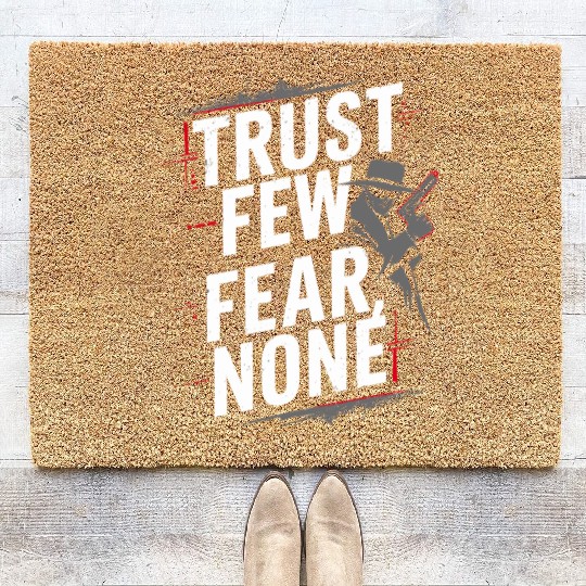 Mobster Gangster Mafia Organized Crime Boss Coir Doormats