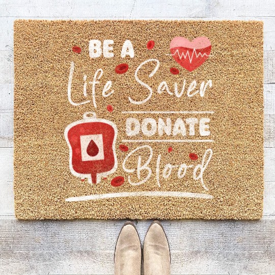 Blood Thank You Coir Doormats