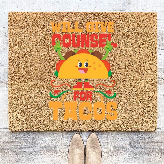 School Counselor Taco Will Give Coir Doormats