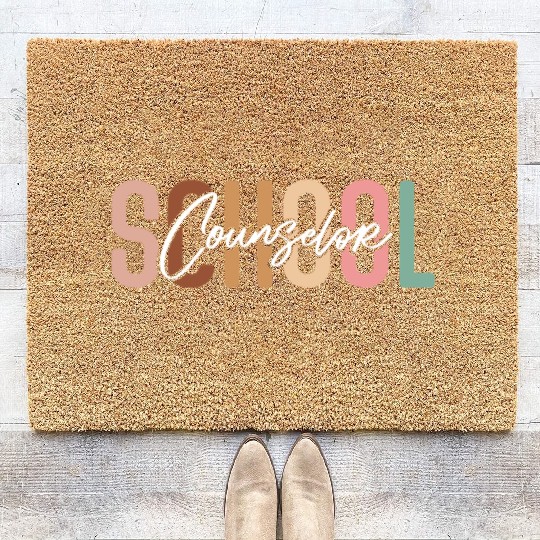 School Counselor School Counselor Coir Doormats