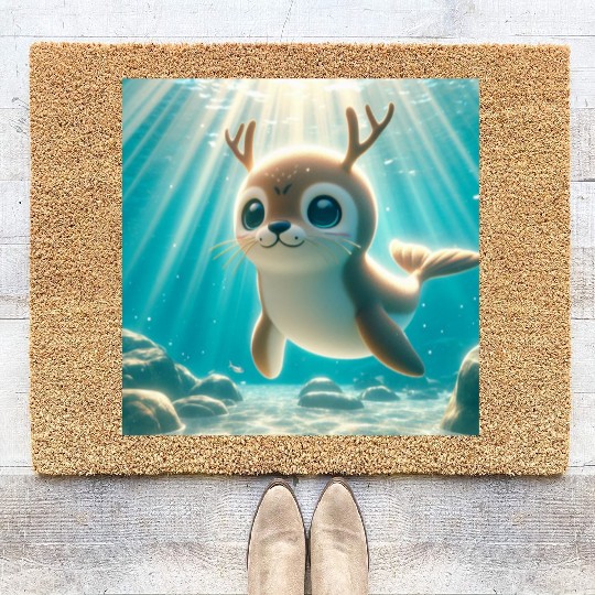 The seal-deer Coir Doormats