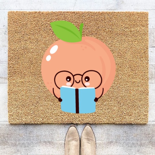 back to school Orange Coir Doormats