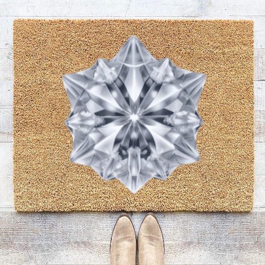Ice Crystal Coir Doormats