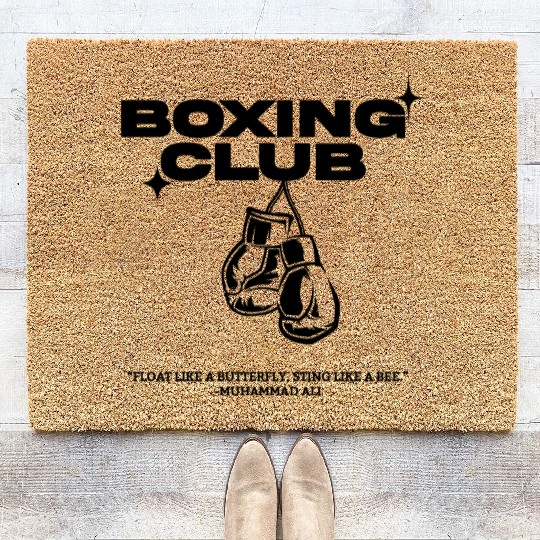 Boxing Club - kickboxing sport Coir Doormats