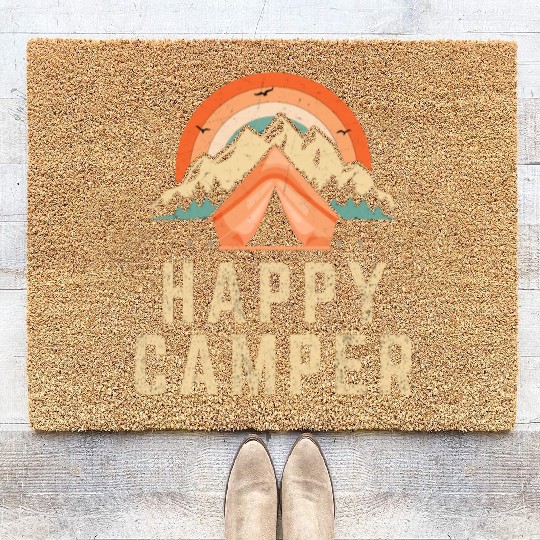 Happy Camper - Camping Lover Coir Doormats