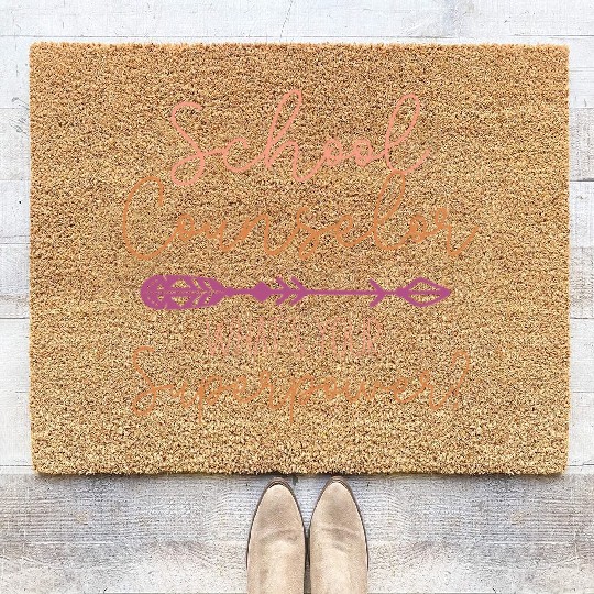 School Counselor I'm A School Coir Doormats