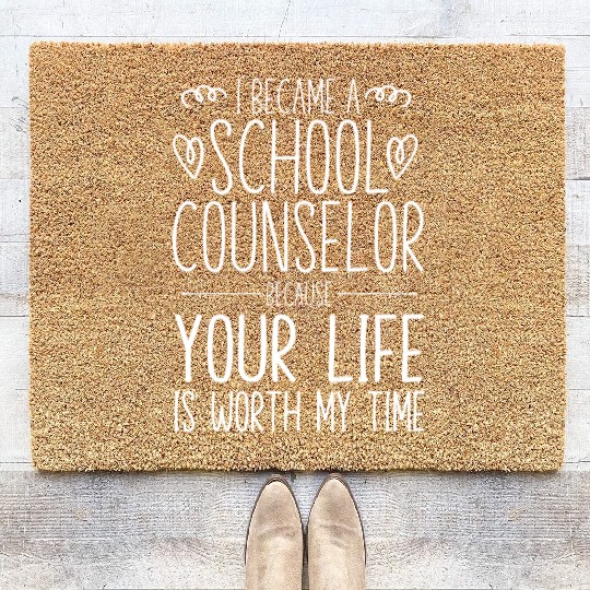 School Counselor I Became A School Coir Doormats