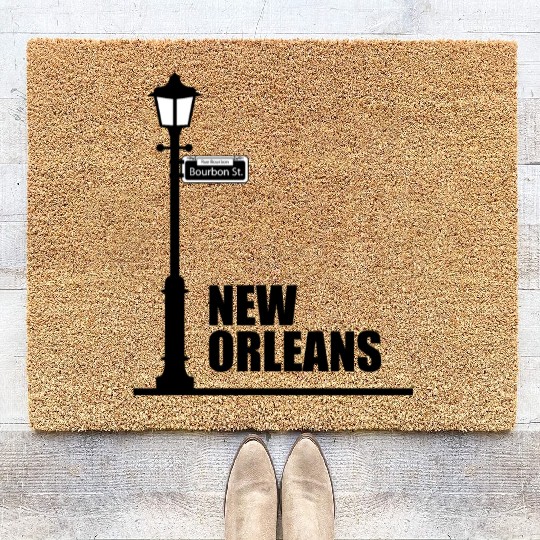 New Orleans - Bourbon Street Coir Doormats
