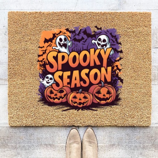 Spooky Season Vibes Coir Doormats