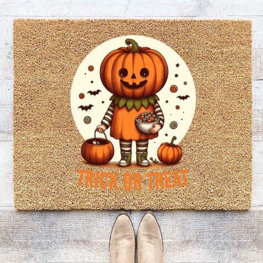 Trick or Treat Coir Doormats
