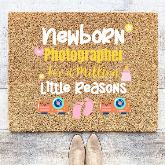 Newborn Photographer For A Million Little Reasons Coir Doormats