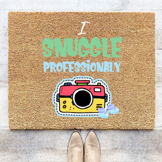 I Snuggle Professionaly Newborn Photographer Coir Doormats