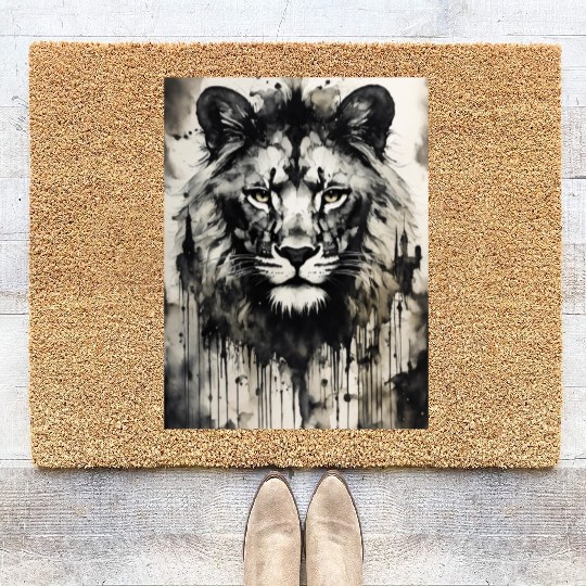 Fierce Ink Majesty Coir Doormats