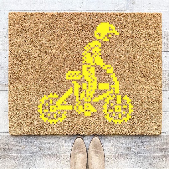 BMX Bike Bandits ZX Spectrum 8-bit Coir Doormats