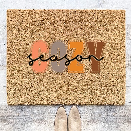 Cozy Season, Fall Season Coir Doormats