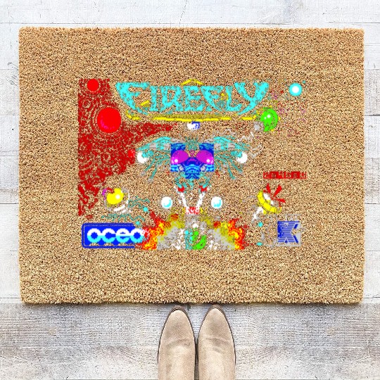 Firefly ZX Spectrum Loading Screen Coir Doormats