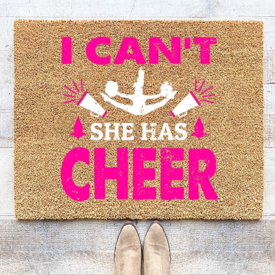 She Has Cheer Mom Cheerleading Mommy Mother's Day Coir Doormats