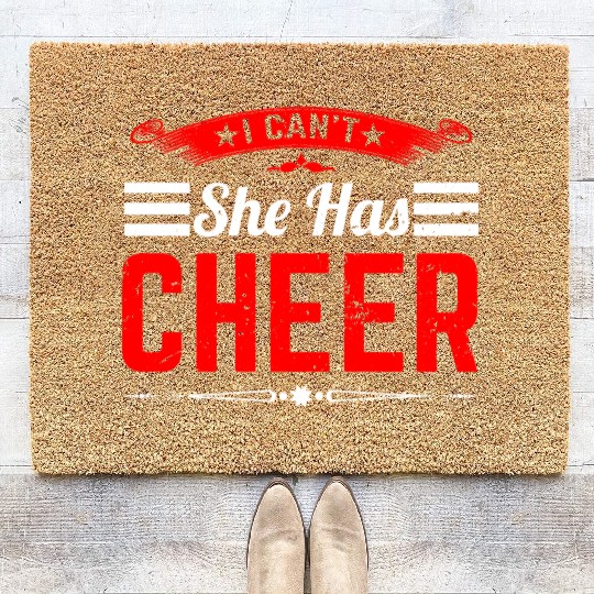 She Has Cheer Mom Cheerleading Mommy Mother's Day Coir Doormats