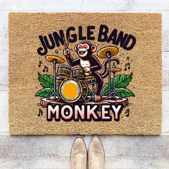 Bunny Magic Show Carrot Trick Coir Doormats