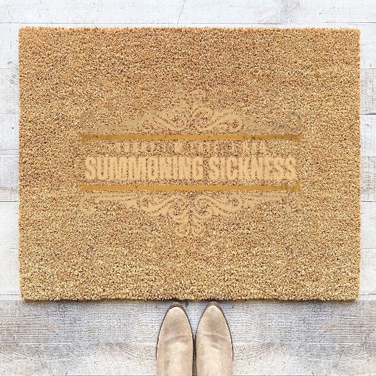 Sorry I'm Late I Had Summoning Sickness Funny Game Coir Doormats