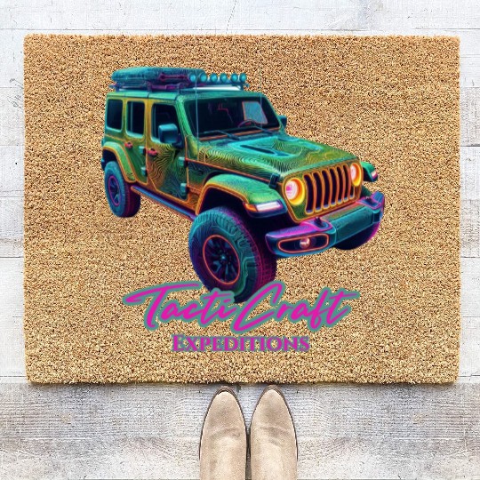 Jeep overland Coir Doormats