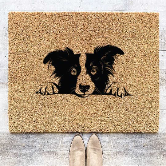 Collie Puppy Dog Coir Doormats
