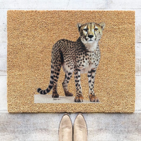 Cheetah Coir Doormats